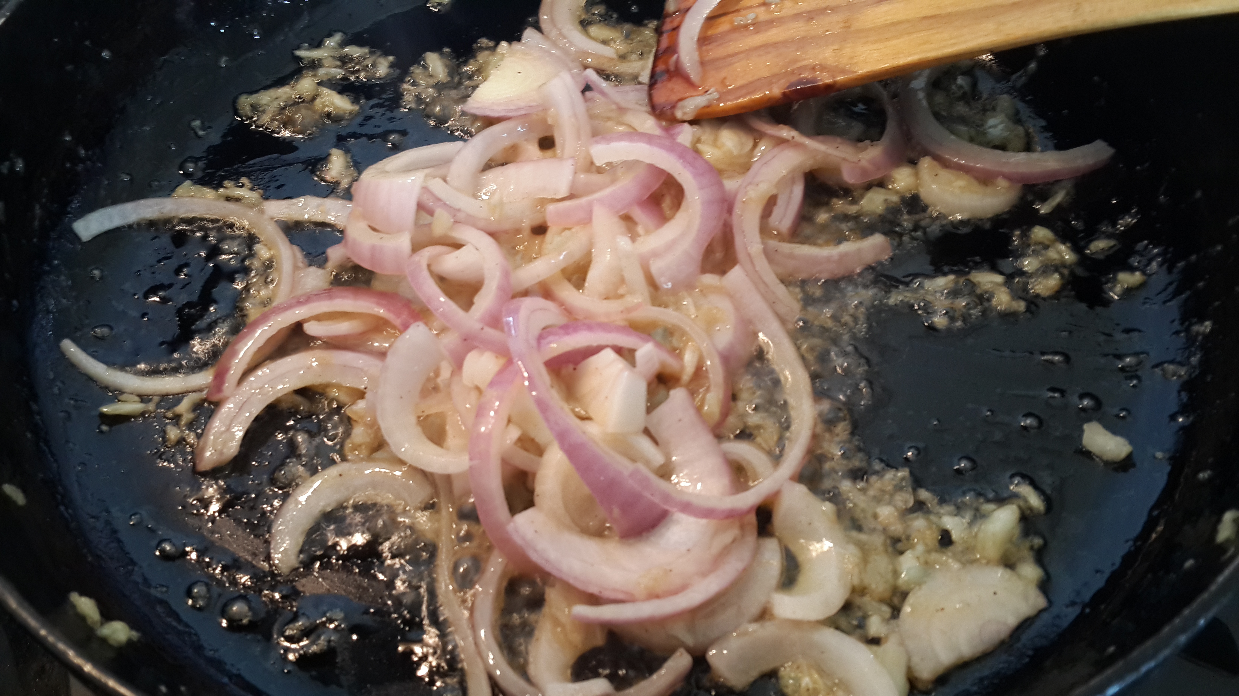Onions and garlic mixture