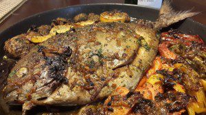 Baked fish