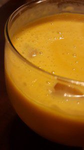 chilled mango milkshake