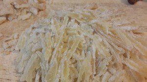 Chopped candied ginger