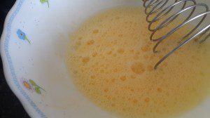 Whisked egg