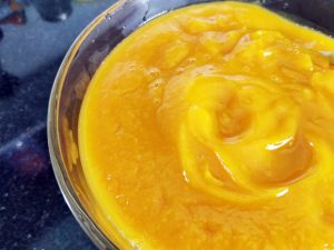Pumpkin puree or mash