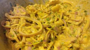 Batter for pakodas or bhajjis