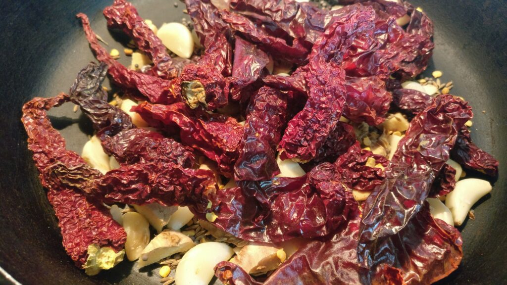 Kashmiri red chillies